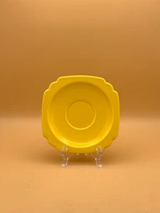 Plato Homer Laughlin Vintage Riviera Amarillo 6" | Platillo Art Deco Años 30-40 - Imagen 1 de 5