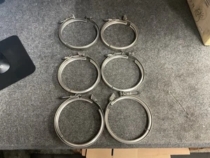 Lot of 6 Aircraft Aviation 4366C606M Rotating Beacon Torque Clamp Rings New - Picture 1 of 7