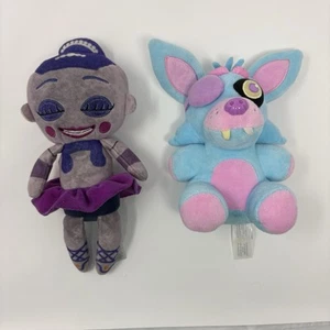 FNAF Five Nights At Freddy’s Spring Pastel Azul Rosa 8” Peluche Foxy Ballora - Imagen 1 de 12