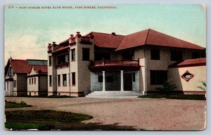 Paso Robles California Paso Robles Hotel Bath House Postcard - Picture 1 of 2