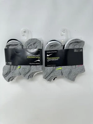 Nike Kids' 12-Pairs Young Athletes Low Socks  Sz: 5/6 (8117) New B1(A20T) - Image 1 of 4
