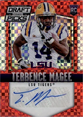 2015 Prizm Draft Picks Autographs Prizms Red Power #240 Terrence Magee Auto FB - Image 1 of 2