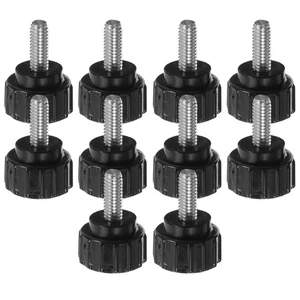 10 PIEZAS Tornillos moleteados Cabeza Redonda Rosca Pulgar Tornillo Acero al Carbono Roscado - Imagen 1 de 12