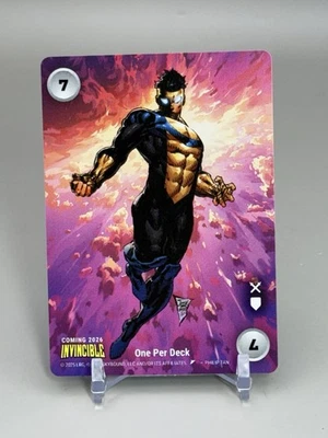 SDCC 2025 Invincible Overpower Promo Card Philip Tan RARE 7 Comic Con - Image 1 of 2