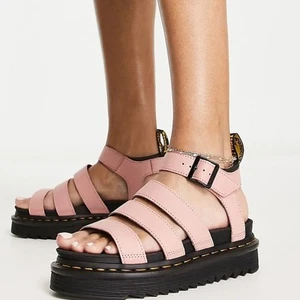 Sandali Dr. Martens Blaire in beige pesca 6 - Foto 1 di 12