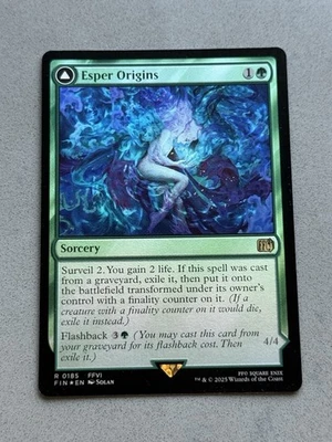 Esper Origins / Summon: Esper Maduin #185 FOIL - MTG Final Fantasy FIN - NM / M - Image 1 of 2