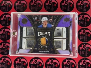 2022-23 Jack Quinn Premier Gear /3 Rookie Patch #PGR-JQ Buffalo RC Upper Deck - Foto 1 di 2