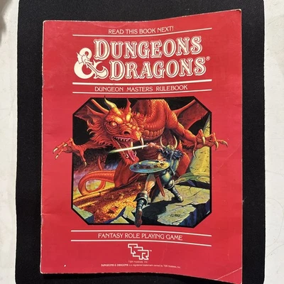 Vintage Dungeons and Dragons Players Manual Book 1983 ED D&D Red TSR  - Image 1 of 4