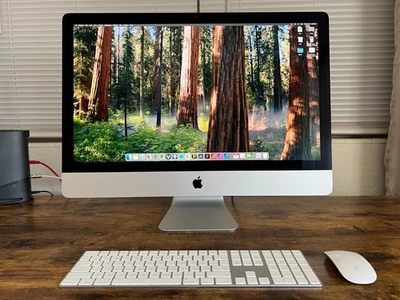 27” iMac 5k (2020) 3.8 Ghz i7 8-Core 72GB RAM 512GB SSD Radeon Pro 5700XT 16GB - Image 1 of 4