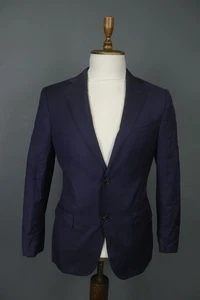 Chaqueta Blazer Formal Suitsupply Azul Marino Lana Un Pecho Muesca Solapa Talla 46 - Imagen 1 de 18