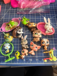 Littlest Pet Shop 12 Teile Konvolut mit Zubehör - Bild 1 von 1