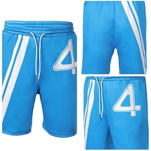 Fantastic Four:mister fantastic Blue swim Pants Cosplay Costume Halloween outfit - Picture 1 of 12