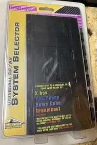 Pelican PL-924 Universal System Selector Switch S Video AV RF Gaming New, Sealed - Picture 1 of 7