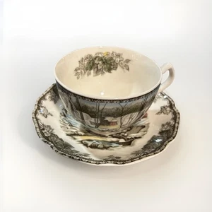 Johnson Bros Friendly Village "Ice House" Tasse & Untertasse NEUWERTIG - Bild 1 von 4