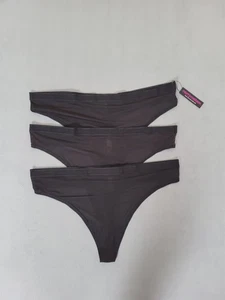 3 Pack Curvy Couture Women's Plus Size Sheer Mesh High Cut Thong Size 3X - Picture 1 of 6