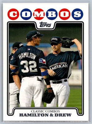 Josh Hamilton / J.D. Drew 2008 Topps Updates & Highlights #UH112 - Image 1 of 2