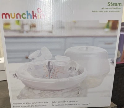 Esterilizador para microondas de vapor Munchkin nuevo con caja Foto 1 de 2