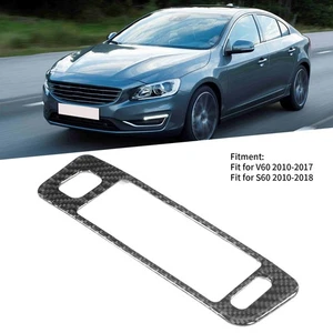 ˘RHD Central Lower AC Vent Cover Air Outlet Carbon Fiber Trim For V60 S60 - Picture 1 of 12