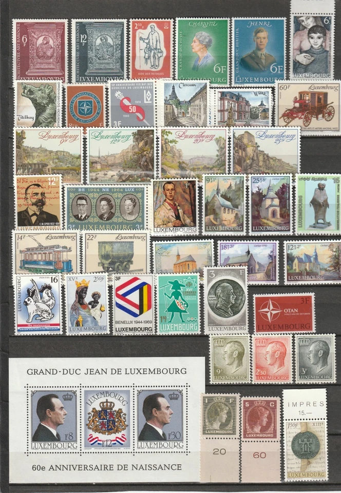 timbres Luxembourg - Photo 1/1