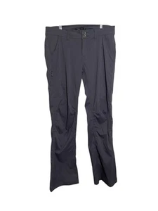 Pantalones enrollables convertibles de nailon para senderismo al aire libre prAna Halle para mujer 10 gris oscuro - Imagen 1 de 6