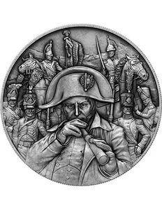 Moneda de plata Napoleón en Austerlitz Masters of War 2 OZ 5$ Niue 2026 - Imagen 1 de 2
