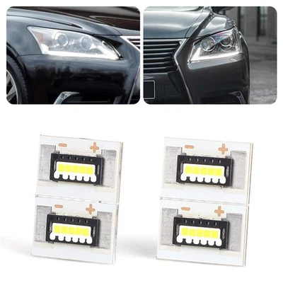 Placa de LED chips guia placa tubo barra olho de anjo luz DRL para Lexus LS460 2013-16 - Imagem 1 de 4
