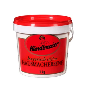 Händlmaiers Hausmachersenf süß im Eimer Glutenfrei 1Kg 6er Pack - Bild 1 von 1