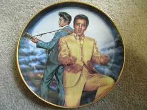 Placa de coleccionista recordada de Elvis Presley Rockin' In The Moonlight 1989 Ernst - Imagen 1 de 1