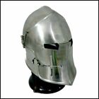Medieval Knights Barbuta Helmet Templar Crusader Armor Visor Barbute Helme