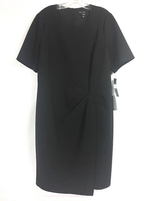 Vestido Maggy London para mujer 18 pequeño negro corto Slv funda cóctel negocios NUEVO Foto 1 de 4