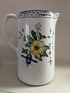 Vintage Tiffany & Co. "Lissabon" Floral Handbemalt Krug Hergestellt in Portugal EUC - Bild 1 von 3