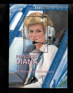 Grenada 2002 - Princess Diana - Souvenir Stamp Sheet - Scott #3325 - MNH - Picture 1 of 1