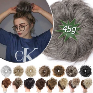 100% como el cabello real Unordichen Dutt Scrunchie extensión de cabello parte de cabello DE - Imagen 1 de 34