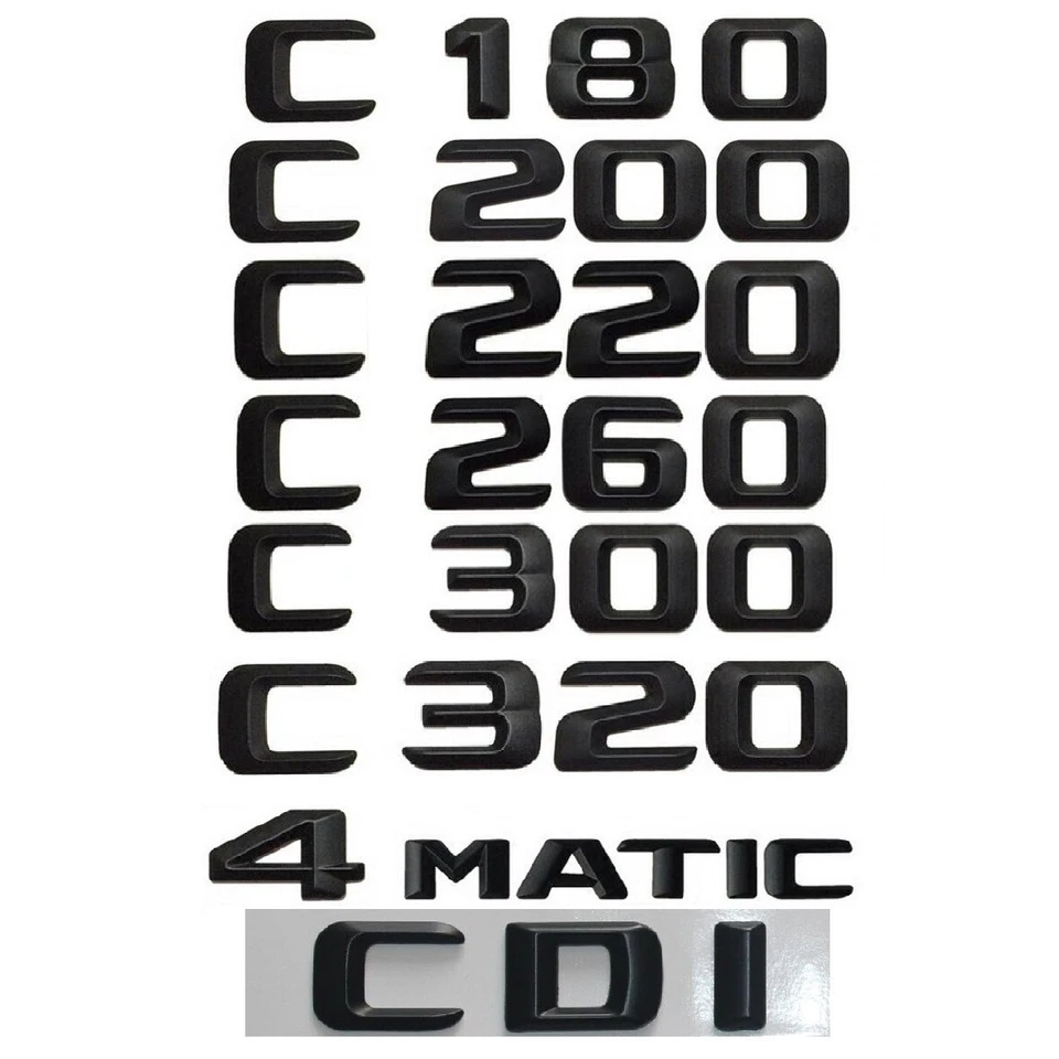 Para Mercedes Benz C180 C200 C220 C240 C250 C280 C300 C320 C350 C450 CDI 4MATIC Foto 1 de 4