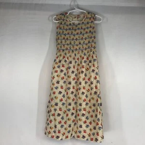 LAURA ASHLEY MOTHER & CHILD - GIRLS 5Y - FLORAL SLEEVELESS GATHERED TOP DRESS - Picture 1 of 3