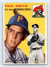 1954 TOPPS # 11 Paul Smith Pirates 