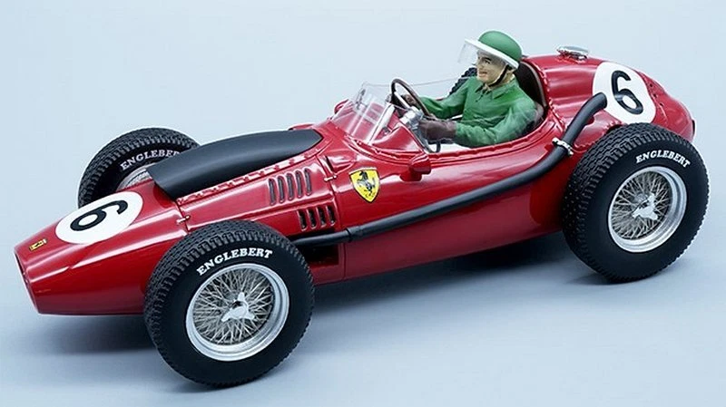 Ferrari Dino 246 F1 GP Morocco 1958 Mike Hawthorn  wit 1:18 TECNOMODEL TM18-116A - Immagine 1 di 1