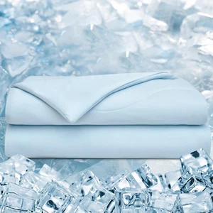 Double Cooling Comforter Twin for Hot Sleepers, Soft Breathable Double Side Cold - Picture 1 of 7