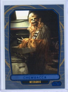2012 Topps Star Wars Galactic Files 1 Chewbacca Blue Foil Parallel #013/350 - Bild 1 von 2