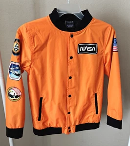 Buzz Aldrin Brand, Orange NASA Jacket, Unisex Youth Large, Unworn, No Tags - Picture 1 of 8