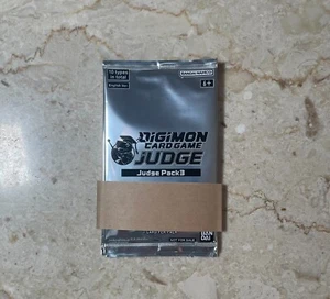 (4) Digimon Judge Pack 3 Sealed Memory Boost Judge Stamp Foil Sealed Packs - Picture 1 of 2