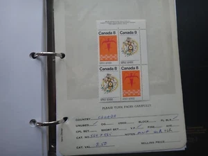 canada scott #564&565 mint never hinged cat. value $2.50 plate block - Picture 1 of 1