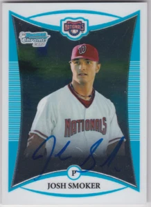 2008 Bowman Chrome Prospects #BCP123 Josh Smoker Auto - NM - Picture 1 of 1