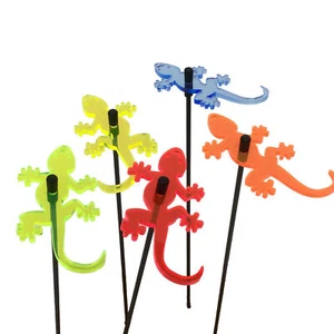 Estacas decorativas de jardín gecko | 5 adornos de jardín medianos | decoración de jardín al aire libre - Imagen 1 de 8
