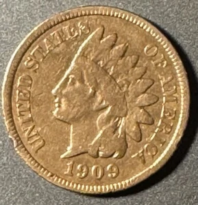 centesimo testa di indiano 1909 UNC. Bx 11,22 - Foto 1 di 2