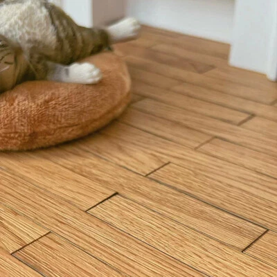 40x Dolls House 1:12TH Scale Miniature Splicing Floor Planks Wooden Accessories - Image 1 of 4