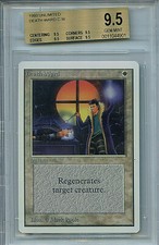 MTG Unlimited Death Ward BGS 9.5 Gem Mint Card Magic True Quad Amricon 4901
