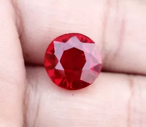 17.00+ Ct. Natural Beautiful Burma Red Ruby Round Cut Loose Gemstone - Picture 1 of 19