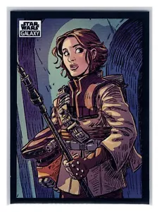 Topps Star Wars Galaxy Chrom 2022 #86 Leia Organa Refraktor - Bild 1 von 2