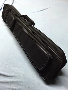 J&J Negro Angora Lado Suave 4 Golpes 8 Ejes Estuche Taco 4x8 Estilo Mariposa - Imagen 1 de 11